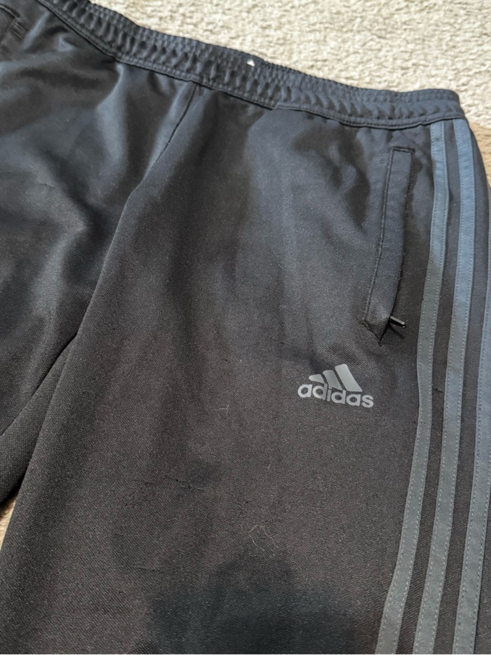 Adidas Black Jogger Pants